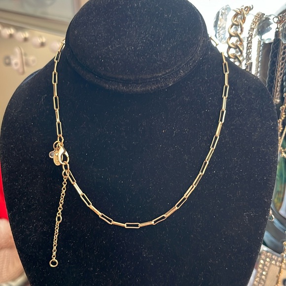 Express paper clip necklace, and earring set - Picture 4 of 9